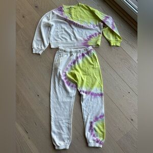 Z Supply Women’s Tie-Dye Sweatshirt and Joggers Set - NWOT